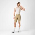 CASTELLI Cyklistické kalhoty krátké s laclem - ESPRESSO 2 - béžová