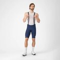 CASTELLI Cyklistické kalhoty krátké s laclem - ESPRESSO 2 - modrá