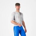 CASTELLI Cyklistický dres s krátkým rukávem - AERO RACE 8S - stříbrná