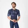 CASTELLI Cyklistický dres s krátkým rukávem - CLIMBER'S A/C - modrá