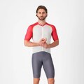 CASTELLI Cyklistické kalhoty krátké s laclem - UNLIMITED 2 - šedá