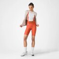 CASTELLI Cyklistické kalhoty krátké s laclem - ESPRESSO 2 W DT - červená