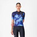 CASTELLI Cyklistický dres s krátkým rukávem - COSMIC VORTEX - modrá