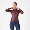 CASTELLI Cyklistická větruodolná bunda - ARIA SHELL 2 W - bordó