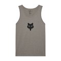 FOX Cyklistické triko bez rukávů - HEAD 195 ORIGINAL - šedá/černá
