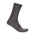 CASTELLI Cyklistické ponožky klasické - ESPRESSO 18 - šedá