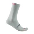 CASTELLI Cyklistické ponožky klasické - GIRO LOGO 18 - bílá