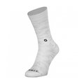 SCOTT Cyklistické ponožky klasické - TRAIL CAMO CREW - bílá/černá