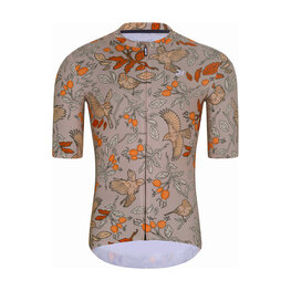 HOLOKOLO Cyklistický krátký dres a krátké kalhoty - SPARROVER - černá/hnědá