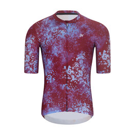 HOLOKOLO Cyklistický krátký dres a krátké kalhoty - RUSTLE - černá/bordó