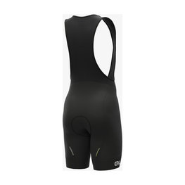 ALÉ Cyklistické kalhoty krátké s laclem - BIMBO - černá/bílá