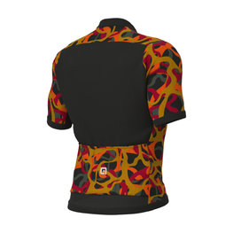 ALÉ Cyklistický dres s krátkým rukávem - OFF ROAD - GRAVEL WOODLAND - červená