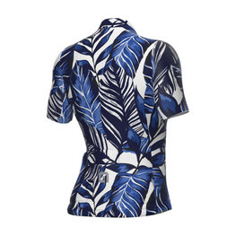 ALÉ Cyklistický dres s krátkým rukávem - LEAF PR-S - modrá
