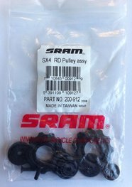 SRAM kladky pro přehazovačku - PULLEYS X4/SX4 - černá