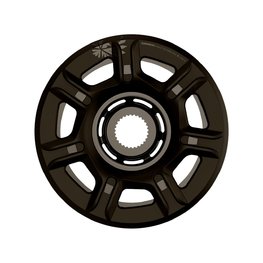 SRAM kryt - CRANK AEROGUARD 38z/36 - černá