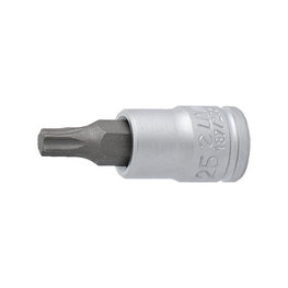 UNIOR hlavice - TORX 1/4", TX 25 - stříbrná