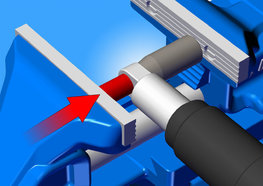 UNIOR sada nářadí - SHOCK ABSORBER KIT 12 - 12,7 - stříbrná