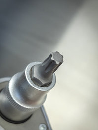 UNIOR hlavice - TORX 1/2" IP40 - stříbrná