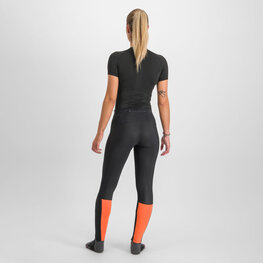 SPORTFUL legíny - CARDIO TECH PROTECTED W - černá/oranžová
