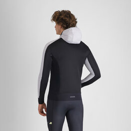 SPORTFUL Cyklistická větruodolná bunda - CARDIO - šedá/černá