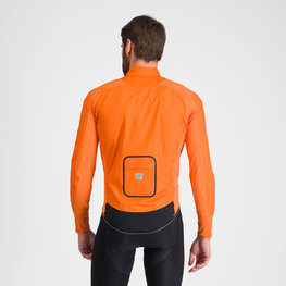 SPORTFUL Cyklistická voděodolná pláštěnka - HOT PACK NORAIN - oranžová