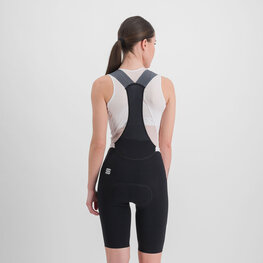 SPORTFUL Cyklistické kalhoty krátké s laclem - TOTAL COMFORT - černá