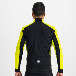 SPORTFUL Cyklistická větruodolná bunda - NEO SOFTSHELL - žlutá