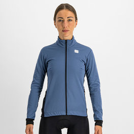 SPORTFUL Cyklistická větruodolná bunda - NEO SOFTSHELL - modrá/černá