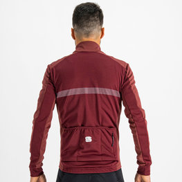 SPORTFUL Cyklistická zateplená bunda - GIARA SOFTSHELL - hnědá