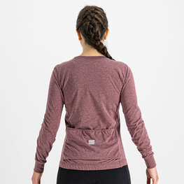 SPORTFUL Cyklistické triko s dlouhým rukávem - GIARA - fialová