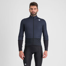 SPORTFUL Cyklistická zateplená bunda - TOTAL COMFORT - modrá