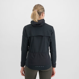 SPORTFUL Cyklistická zateplená bunda - METRO SOFTSHELL - černá