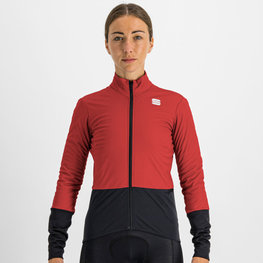 SPORTFUL Cyklistická větruodolná bunda - TOTAL COMFORT - červená