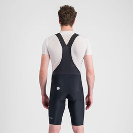 SPORTFUL Cyklistické kalhoty krátké s laclem - BODYFIT CLASSIC - černá