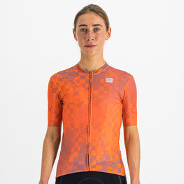 SPORTFUL Cyklistický dres s krátkým rukávem - ROCKET - oranžová
