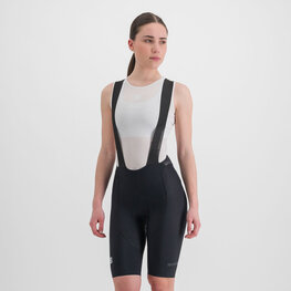 SPORTFUL Cyklistické kalhoty krátké s laclem - BODYFIT CLASSIC - černá