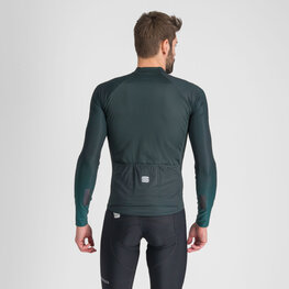 SPORTFUL Cyklistický dres s dlouhým rukávem zimní - BODYFIT PRO - zelená