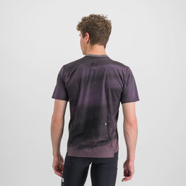 SPORTFUL Cyklistické triko s krátkým rukávem - FLOW GIARA - hnědá