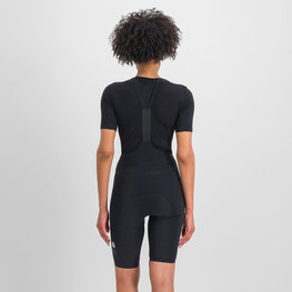 SPORTFUL Cyklistické triko s krátkým rukávem - MERINO - černá