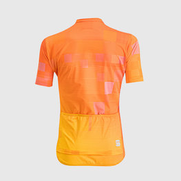 SPORTFUL Cyklistický dres s krátkým rukávem - ROCKET KID - oranžová