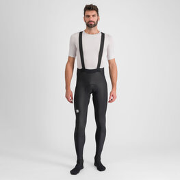 SPORTFUL Cyklistické kalhoty dlouhé s laclem - BODYFIT PRO - černá