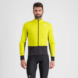 SPORTFUL Cyklistická větruodolná bunda - NEO SOFTSHELL - žlutá