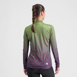 SPORTFUL Cyklistický dres s dlouhým rukávem zimní - ROCKET THERMAL - zelená