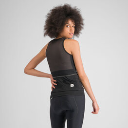 SPORTFUL Cyklistický dres bez rukávů - SUPERGIARA - černá