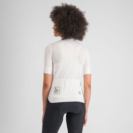 SPORTFUL Cyklistický dres s krátkým rukávem - SRK W - bílá