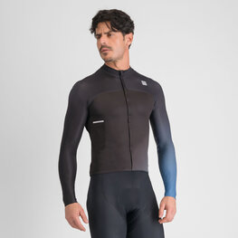 SPORTFUL Cyklistický dres s dlouhým rukávem zimní - BODYFIT PRO THERMAL - černá