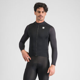 SPORTFUL Cyklistický dres s dlouhým rukávem zimní - SRK THERMAL - černá