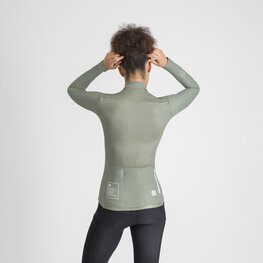 SPORTFUL Cyklistický dres s dlouhým rukávem zimní - SRK THERMAL W - zelená