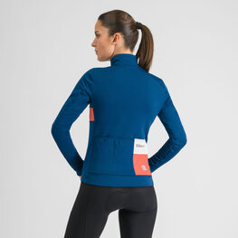 SPORTFUL Cyklistická zateplená bunda - NEO SOFTSHELL W - modrá