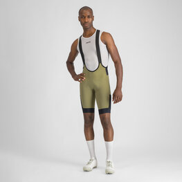 SPORTFUL Cyklistické kalhoty krátké s laclem - SUPERGIARA 2 - zelená